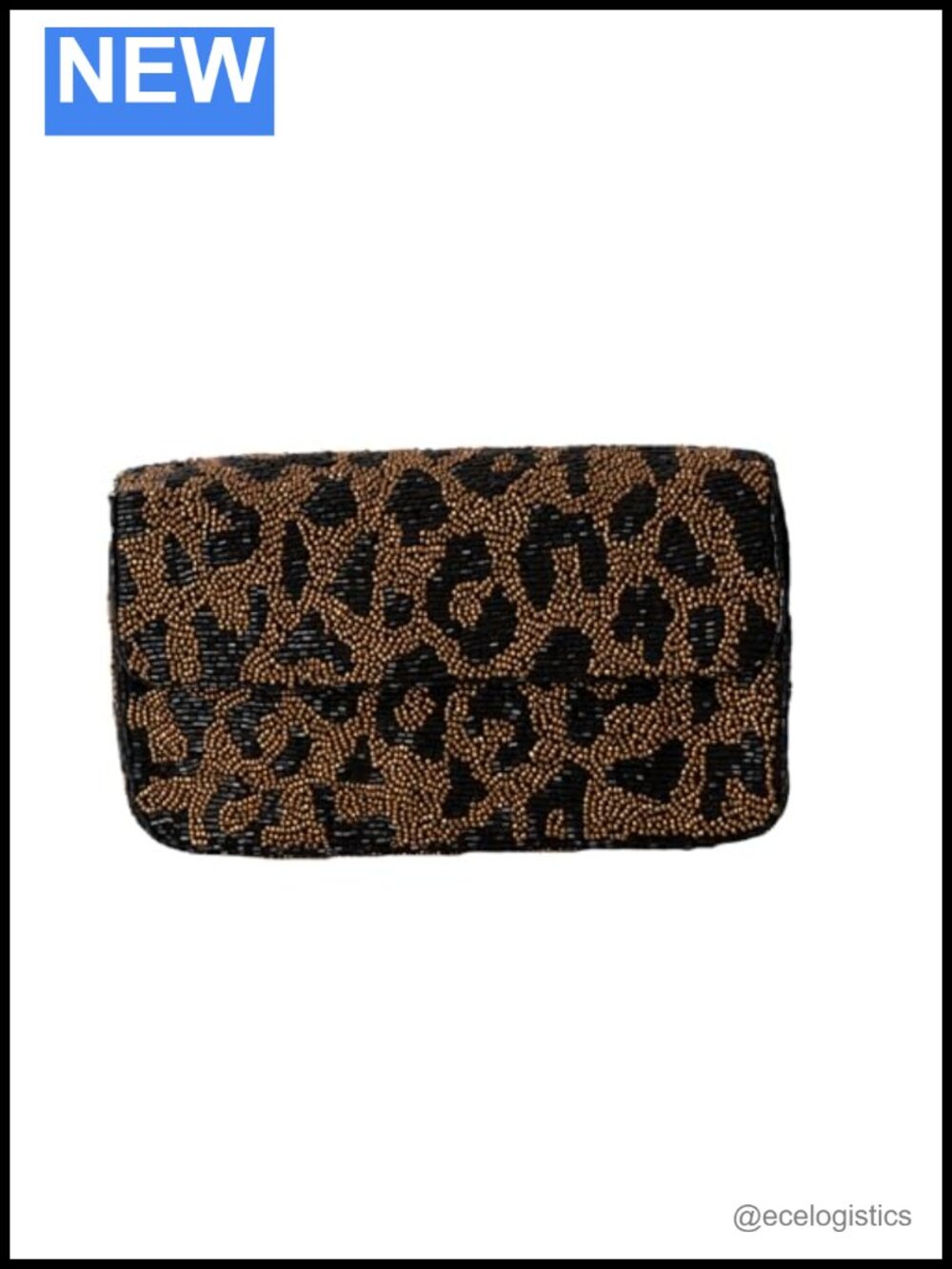 Handmade Beaded Clutch Purse, Magnetic Closure Crossbody Shoulder Bag Wedding